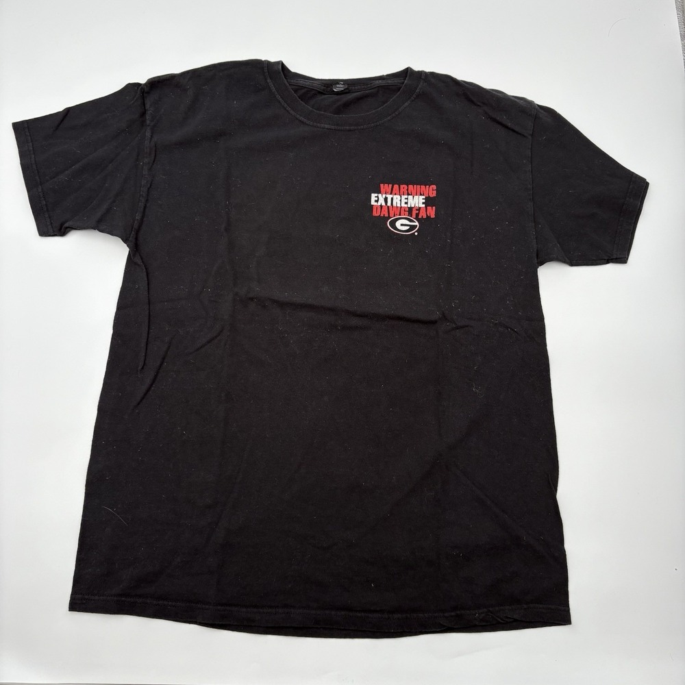 New World Georgia Bulldogs T Shirt Mens XL Black Football Graphic Tee 2012